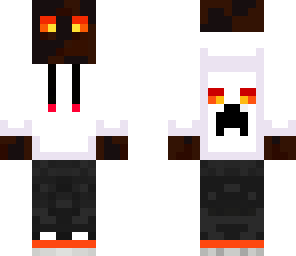 magma cube with white headphones