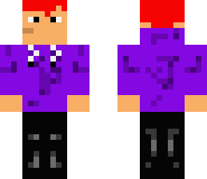 dude with a purple hoodie