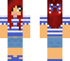 redhead summer girl