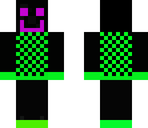 purple green and black enderman 2