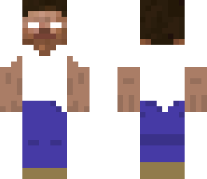 herobrine in white t-shirt