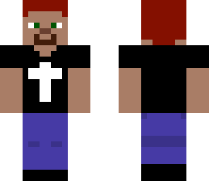 mi skin de pelo rojo