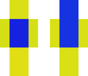blue and yellow
