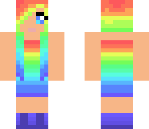 a truly rainbow girl