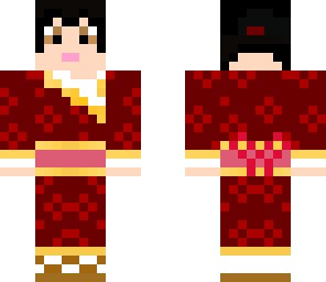 girl in a kimono
