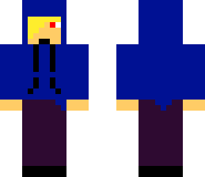 blue hoodie