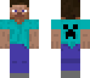 steve creeper face back