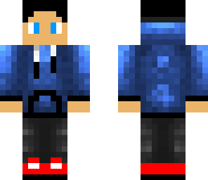 cool blue teenager