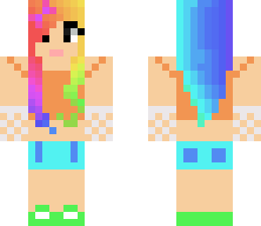 rainbow girl