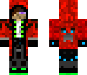 red hoodie