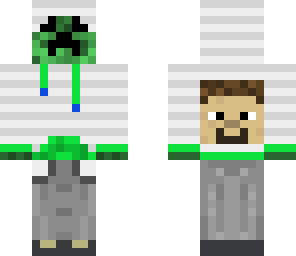 creeper steve hoodie