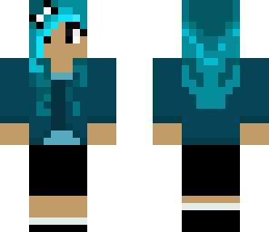 blue beautifull girl