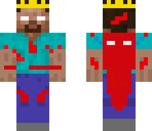 bloody king herobrine still goin to finish