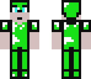 emerald and black metal armor