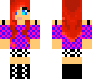 checkered girl