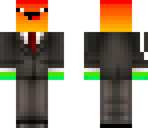 rainbow thing  in a suit