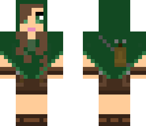 hooded elf warrior archer
