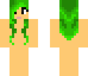 girl with green hair