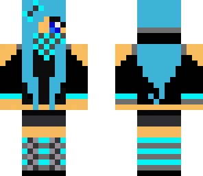 blue assasin girl