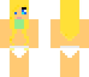 blonde diaper girl