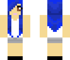 blue hair