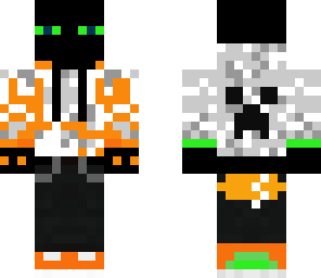 orange hoodie enderman