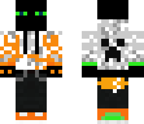 orange hoodie enderman