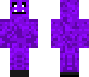 purple monster with headphones