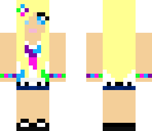 neon teen girl