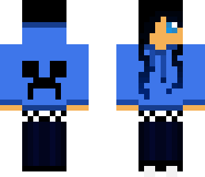 creeper hoodie girl