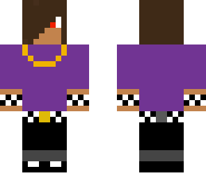 purple emo teen
