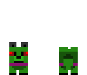 evil green wolf