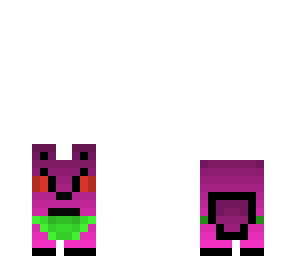evil pink wolf