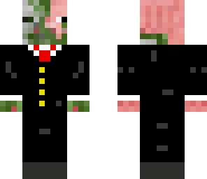 zombie pig man in suit