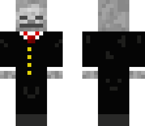skeleton in suit