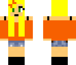 girl in orange