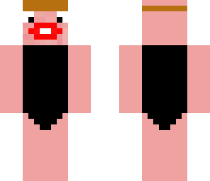 pig swiming