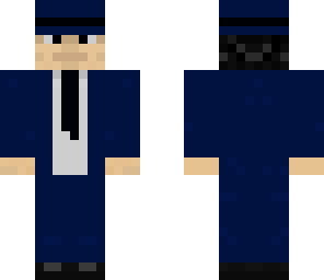 blue suit
