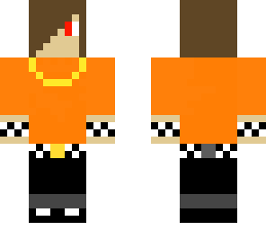 orange emo teen