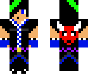 demon on back