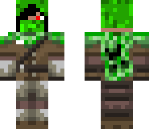 creeper hunter with hoodie