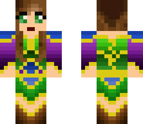 colorful elf  girl