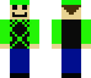 green and black hat guy