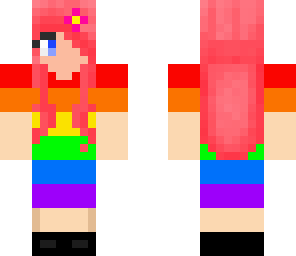 rainbow girl