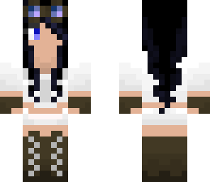 steampunkgirl in white