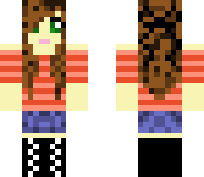 cute girl with brown hair