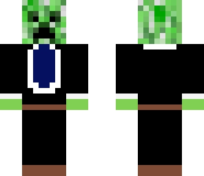 a creeper in a real tuxe