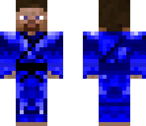 karate steve  with blue uniform