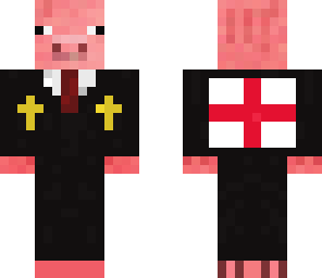 british pig in a suit