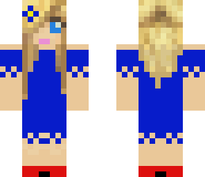 blue party girl